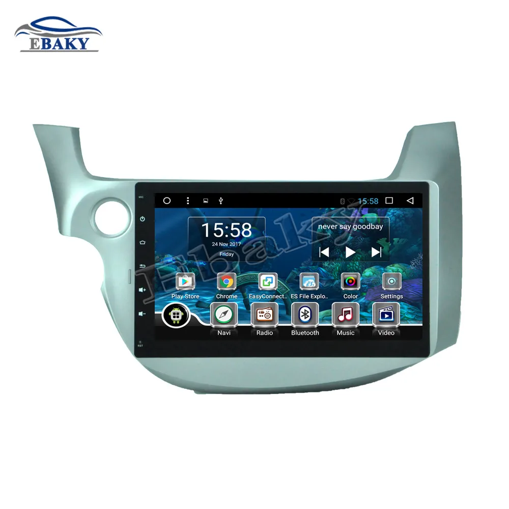 Perfect NaviTopia 10.1inch 1GB/2GB Quad Core/Octa Core Android 7.1/8.1 Car DVD Radio for Honda Fit 2008 2009 2010 2011 2012 2013 GPS 11