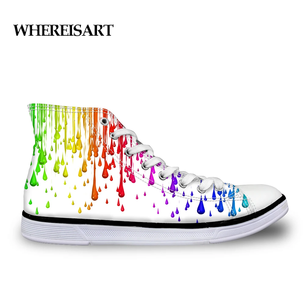 designer rainbow shoes