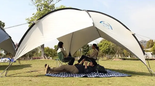 Large 10 Person Party Tent Sun Shelter Lightly Beach In Large 10 Person Party Tent Sun Shelter Lightly Beach