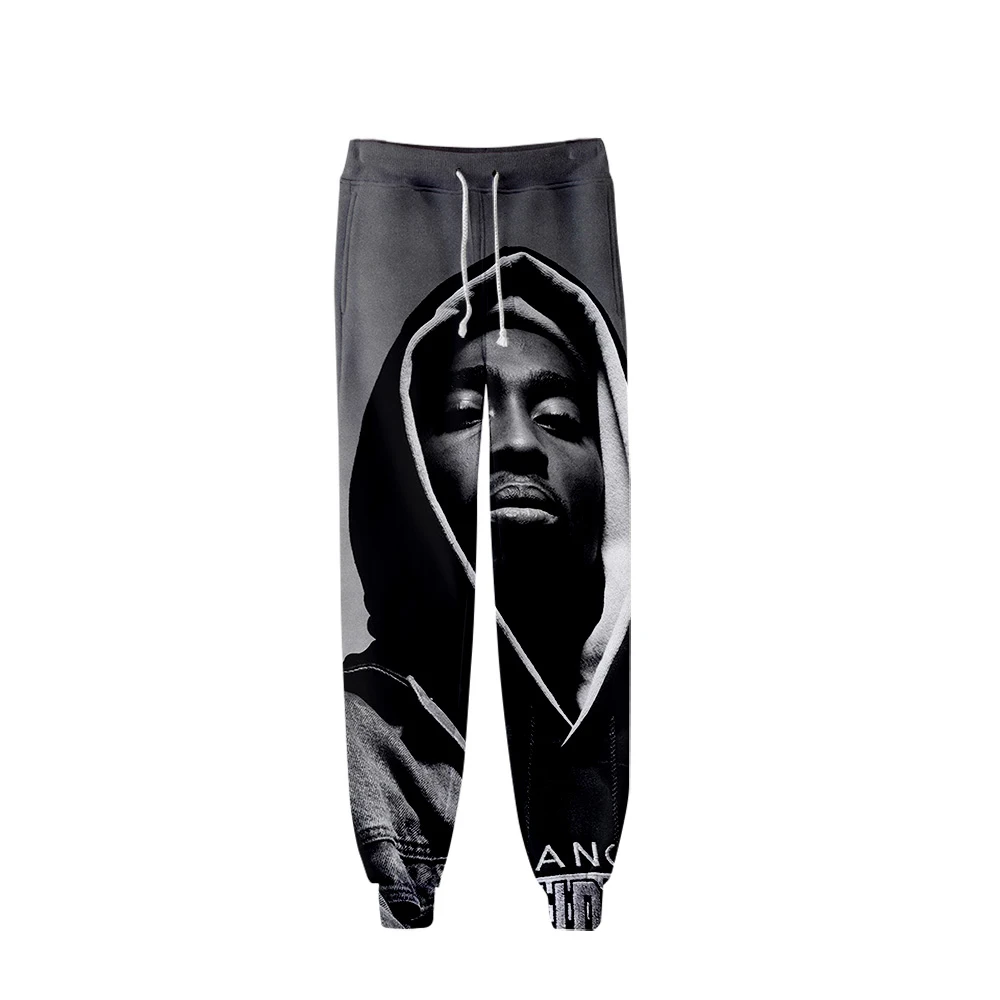 Американский рэпер Tupac 2PAC 3D брюки высококачественные спортивные для отдыха в