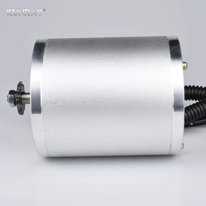 Бесщеточный мотор KUNRAY 48V 1500W 1600W DC комплект для переоборудования электрического