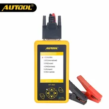 AUTOOL BT460 Tester Batteria Auto 12 V 24 V Heavy Duty Auto Analizzatore di Batteria di Test Multi-Lingue Del Veicolo Cellulare test di Strumenti di Riparazione