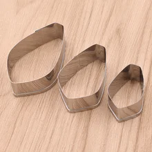 3 шт. Нержавеющая сталь цветок чая шаблон резак набор инструментов для глины гардении лепесток Форма резная форма дизайнерские поделки из полимерной глины 3 шт. Нержавеющая сталь цветок чая шаблон резак набор инструментов для глины гардении лепесток Форма резная форма дизайнерские поделки из полимерной глины