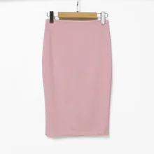 Saia Longa/ограниченная юбка-пачка, европейская версия, новая летняя эластичная тонкая юбка с высокой талией, с разрезом и вилкой, для бедер, Ol, профессиональная юбка