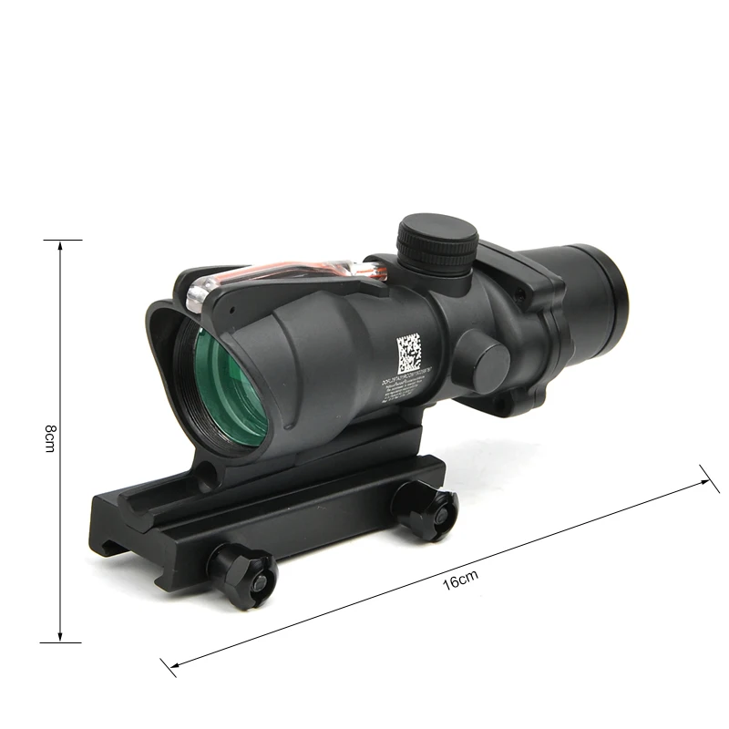Trijicon ACOG 4X32 прицел Сфера Настоящее красный источник волокна для винтовки с