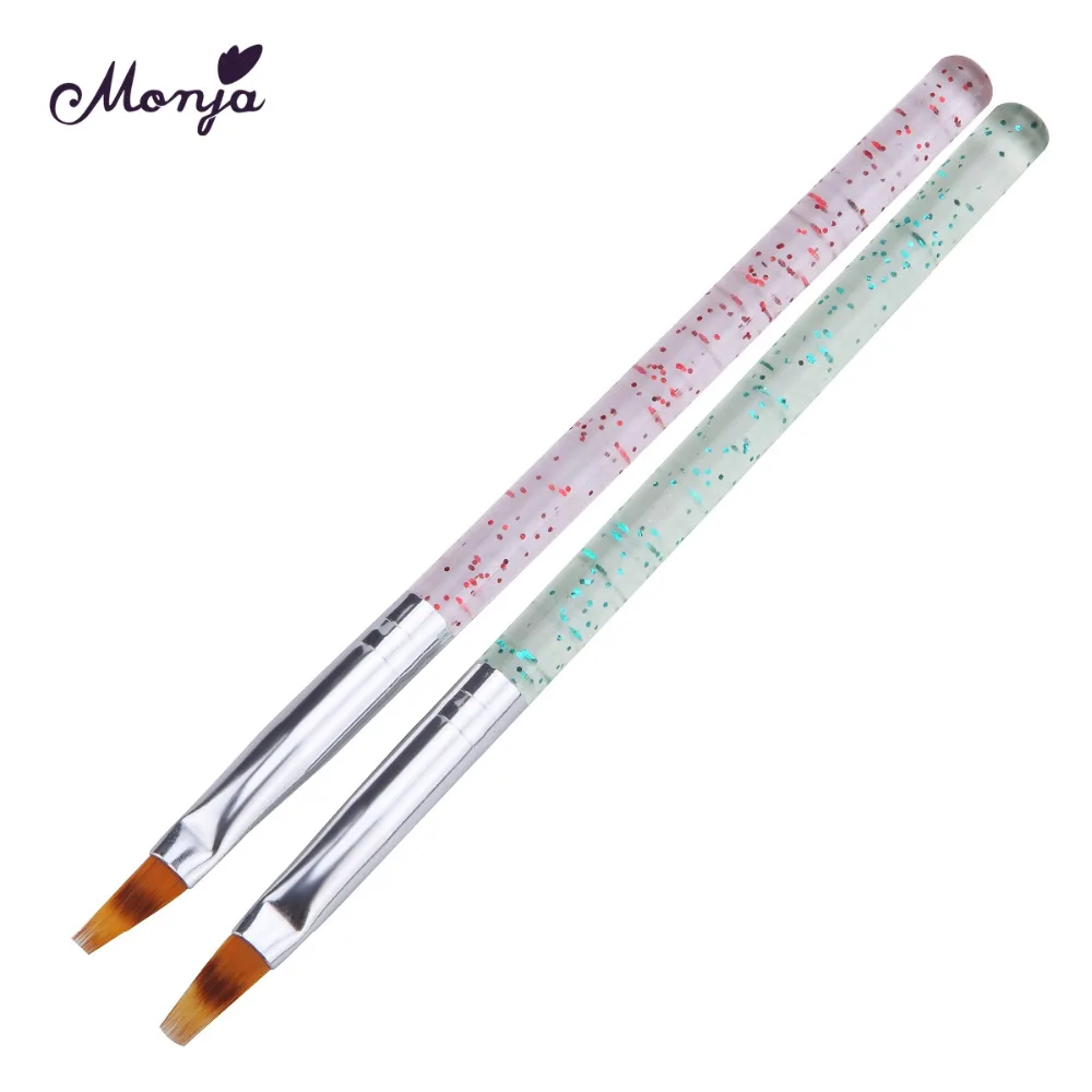 

Monja Nail Art Acrylic Gradual Fade Gradient Color Painting Shading Blooming Effect Pen Brush Manicure Tool