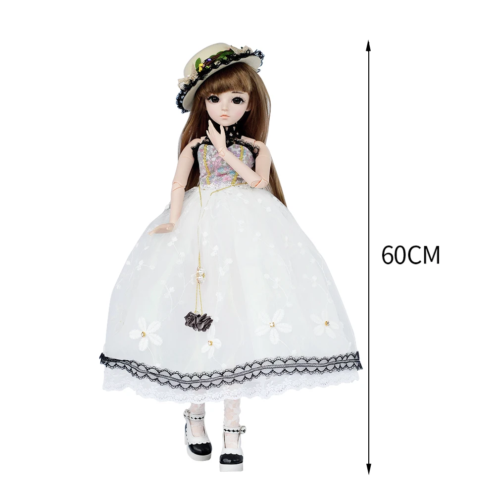 UCanaan 60 см 23 6 ''BJD SD куклы в одежде наряд обувь парик Макияж волос и 18 шаровых