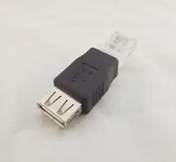 1 шт. RJ45 штекер USB 2,0 A гнездо сетевой кабель для интернета штекер маршрутизатора адаптер