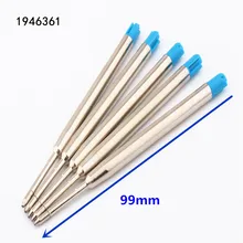 Высокое качество 5 шт. синий 0,5 мм стержень для шариковой ручки офисные школьные канцелярские принадлежности