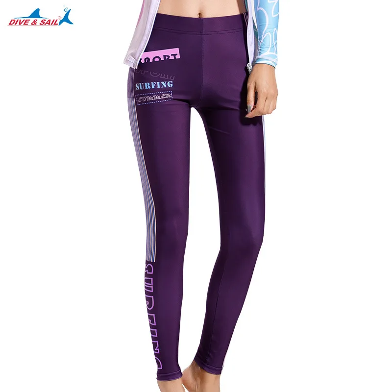 DiveSail women rash guards pants UPF 50 Protection Fast Dry Swim Surf