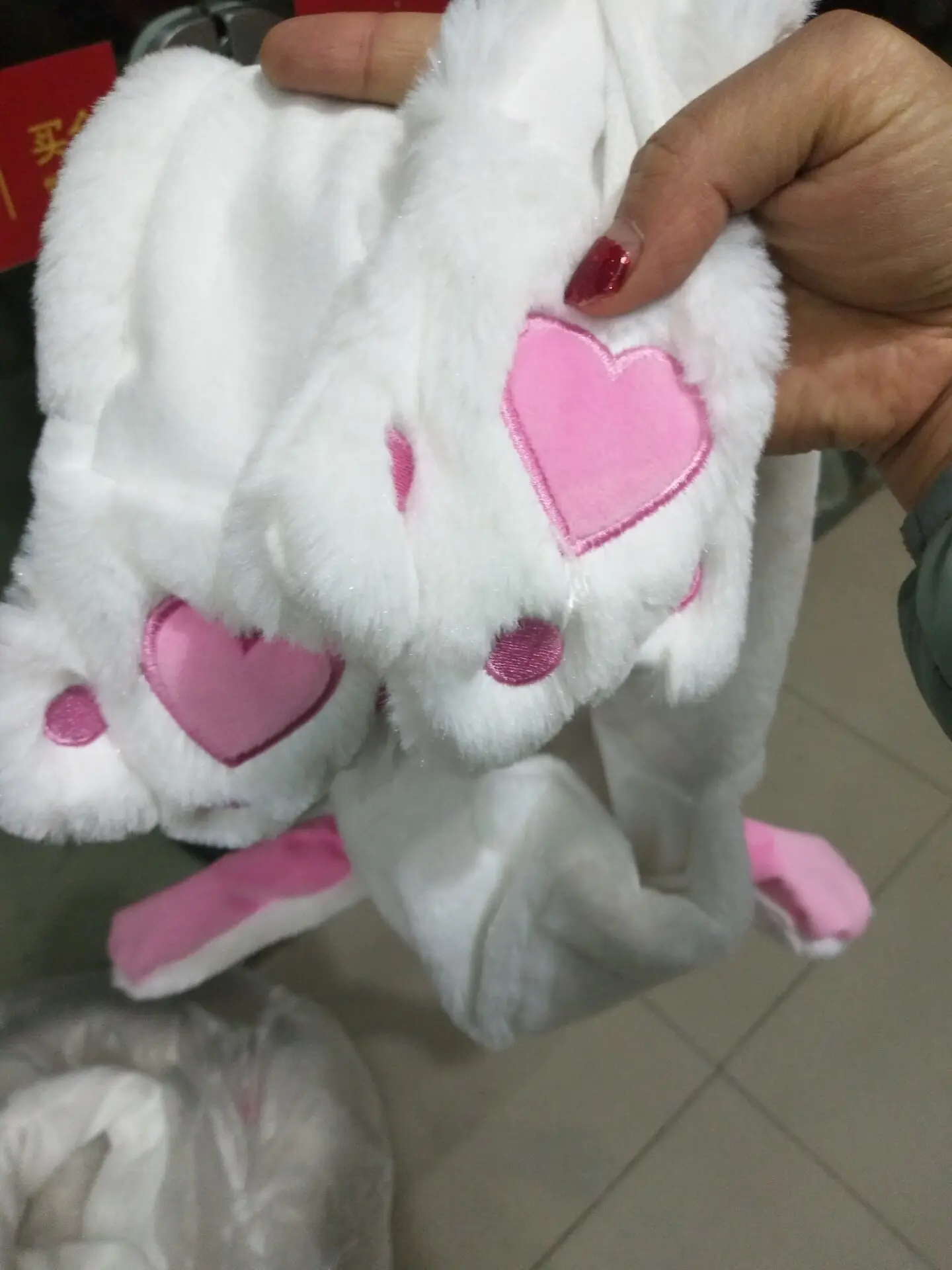 Kawaii Plushed Hat для женщин и девочек с регулируемыми ушами, милые Мультяшные животные, многоцелевая женская теплая шапка + шарф + коготь перчатка