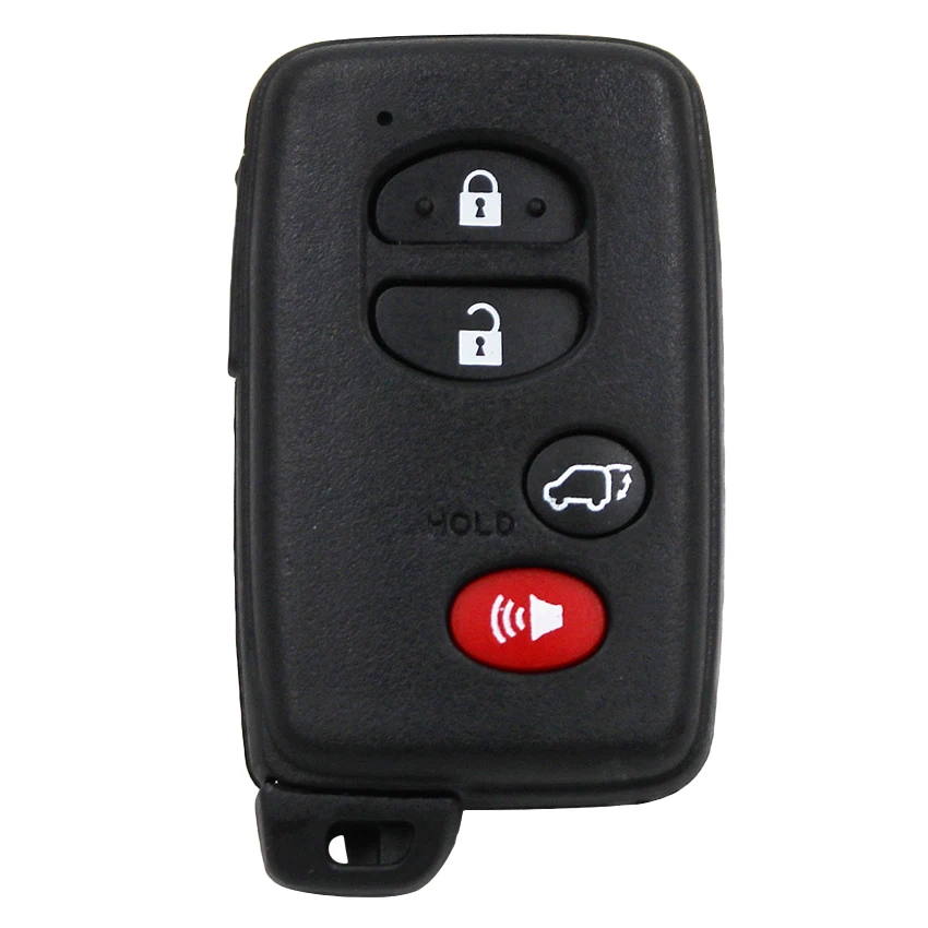 5 шт./лот, 3+ 1/4 кнопки дистанционного ключа оболочки корпуса ключ дистанционного управления Корпус для Toyota RAV4 Avalon Sequoia Camry Highlander, необработанное лезвие