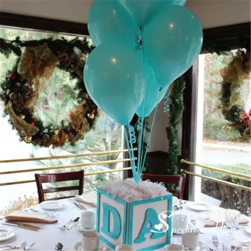 30 Pcs 10 Inch Balloons Tiffany Blue Latex Wedding Decoration Air