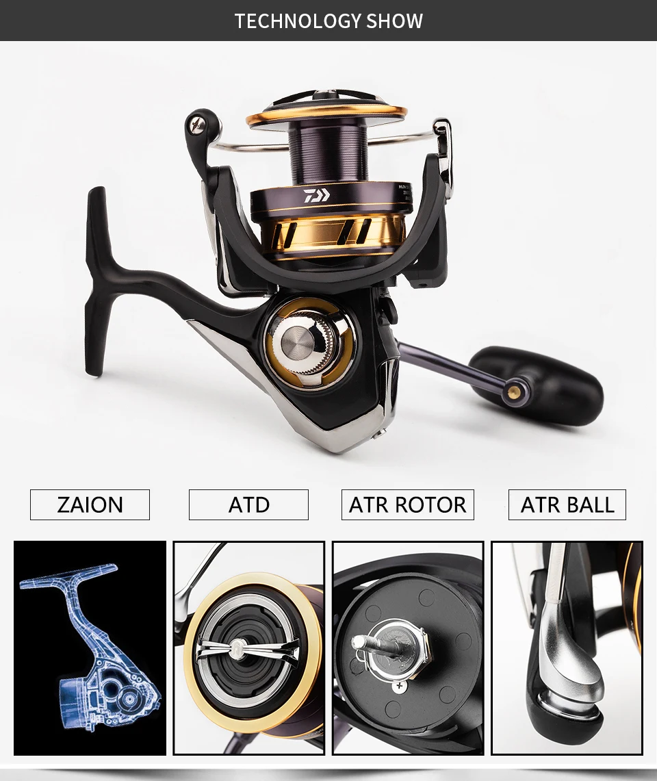 Carretel de Pesca Carboidratos de Pesca Daiwa Legalis Fiação - 2500-xh 3000-cxh 4000d-cxh 5000d-cxh l Alta Engrenagem 6.2: 1 Corpo lt 2000d-xh 5 Daiwa legalis lt fiação carretel de pesca