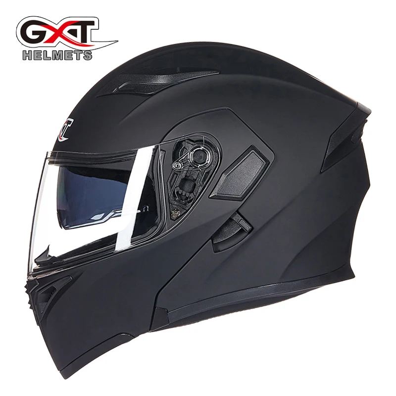 GXT флип-ап мотоциклетный шлем двойная линза анфас шлем Casco Racing Capacete с внутренним солнцезащитным козырьком можно положить bluetooth-гарнитуру