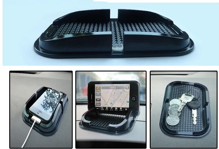1 шт.! Новые черные автомобильные аксессуары, коврик для мобильного телефона Ssangyong kyron Rexton, Korando actyon для BYD cs35 cs75 ec7 ec8 luxgen