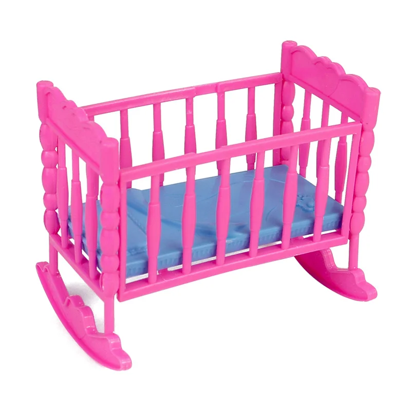 Buy Barbie bed for doll crib plastic DIY assembly
