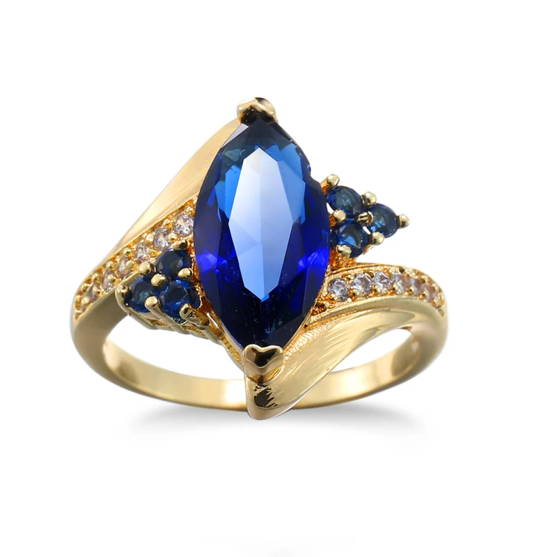 Oval shape thin and glossy personality wedding ring