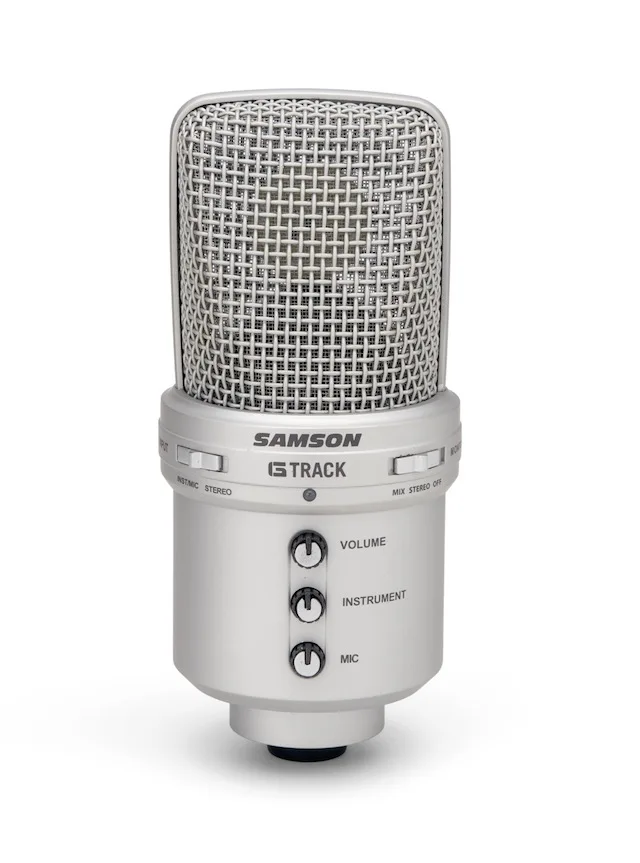 

Original SAMSON G Track/GTrack USB Condenser Microphone with a built-in audio interface and mixer for podcasters/educators ect