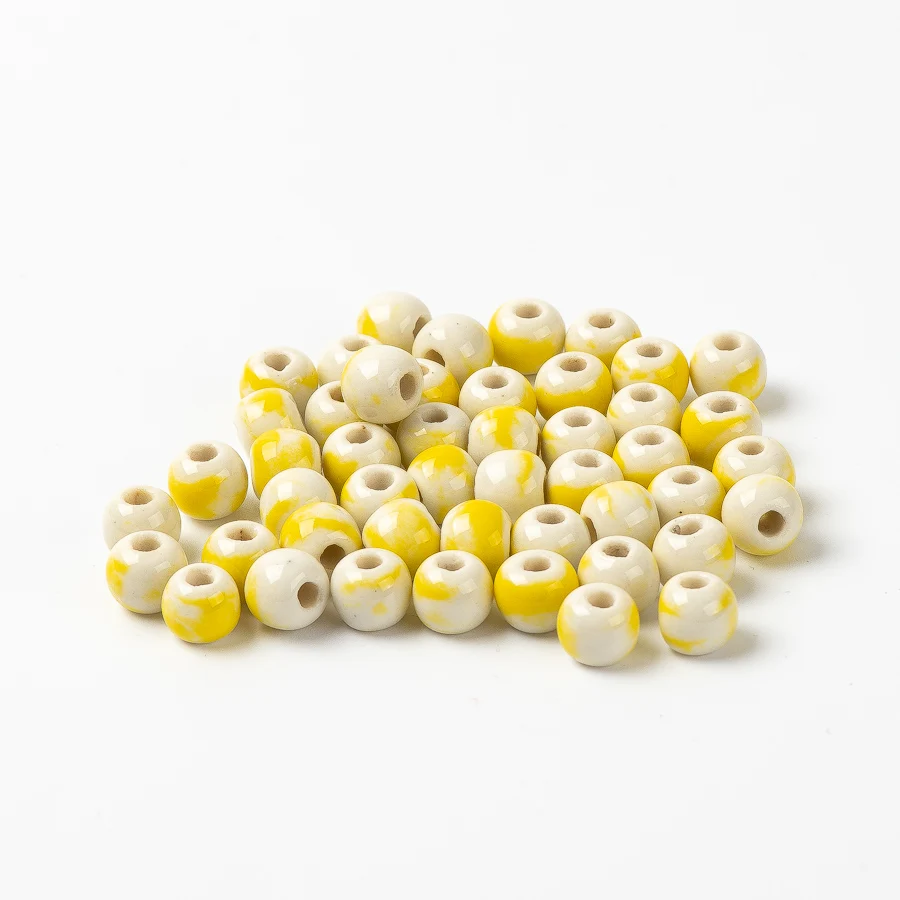 

unique Ceramic beads Not natural stone porcelain bead for jewelry making 8mm 50pieces/lot beads #A420B