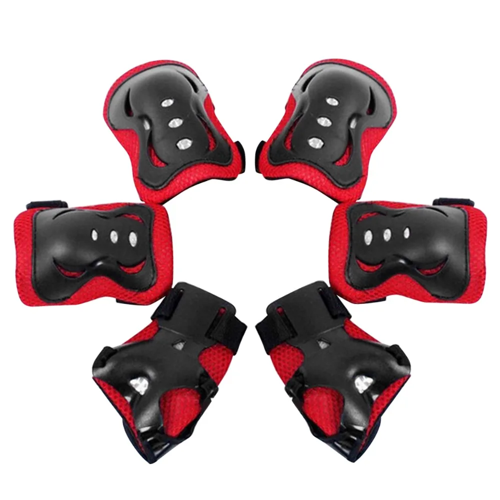 CHILDREN KIDS SHIN ELBOW KNEE PROTECTIVE PAD PROTECTORS SKATING SPORTS GEAR SET