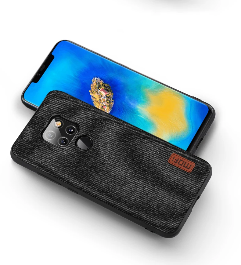 Чехол для huawei mate 20, силиконовый чехол Mofi mate 20 X, чехол для задней панели, тканевый противоударный чехол mate 20 pro