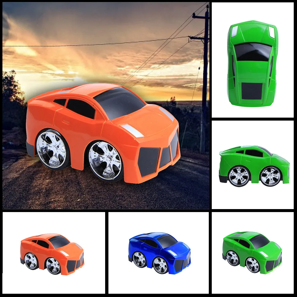 2018New поступление 3 вида цветов мини автомобиля Для детей игрушки декор Diecast Отступить модель автомобиля Рождественский подарок Новый