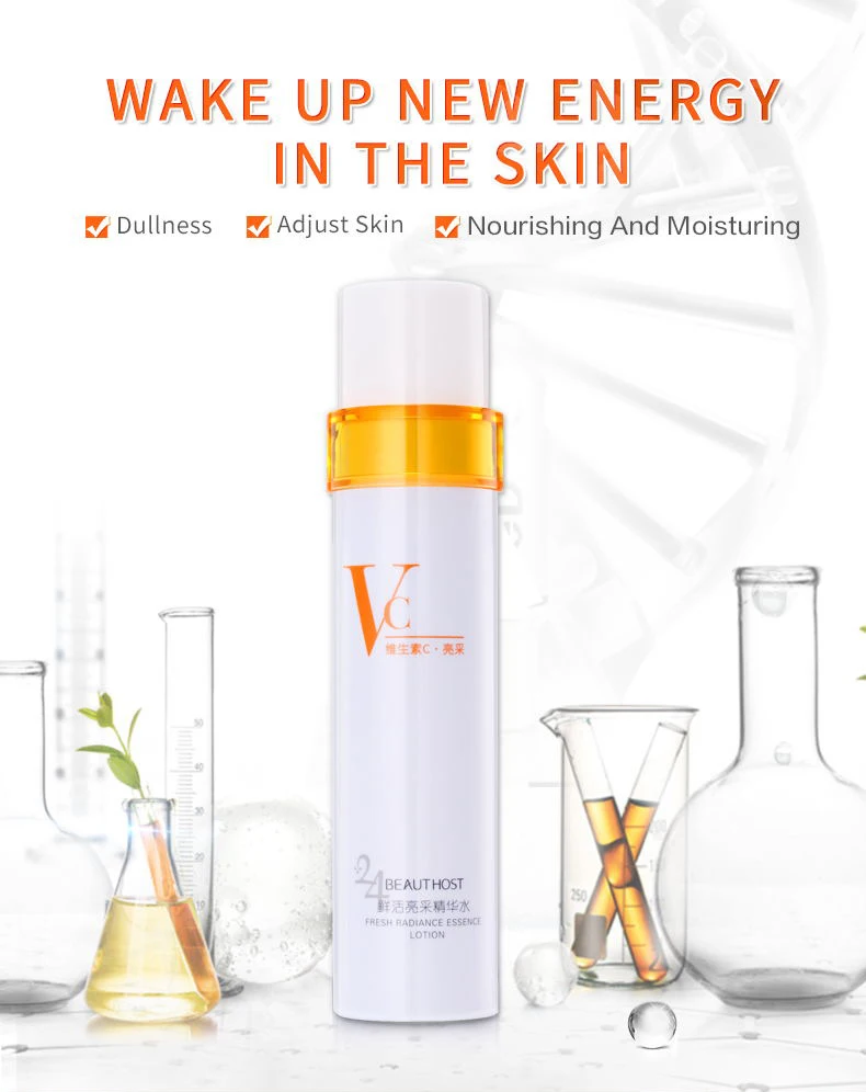

Beauty Host Vitamin C Fresh Radiance Essence sets Moisturizing Anti-Aging Whitening Face Toner,lotion ,cream,essence
