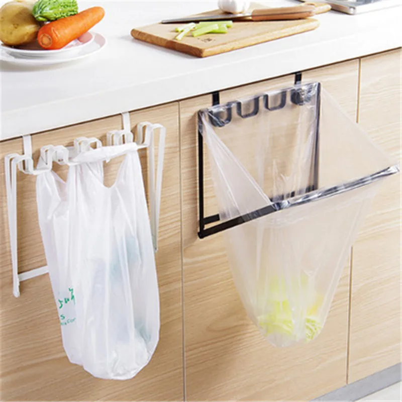 

Trash Bag Storage Garbage Bag Holder Cupboard Cabinet Kitchen Tools Door Back Hanging Economic Storage Kitchen Accessories