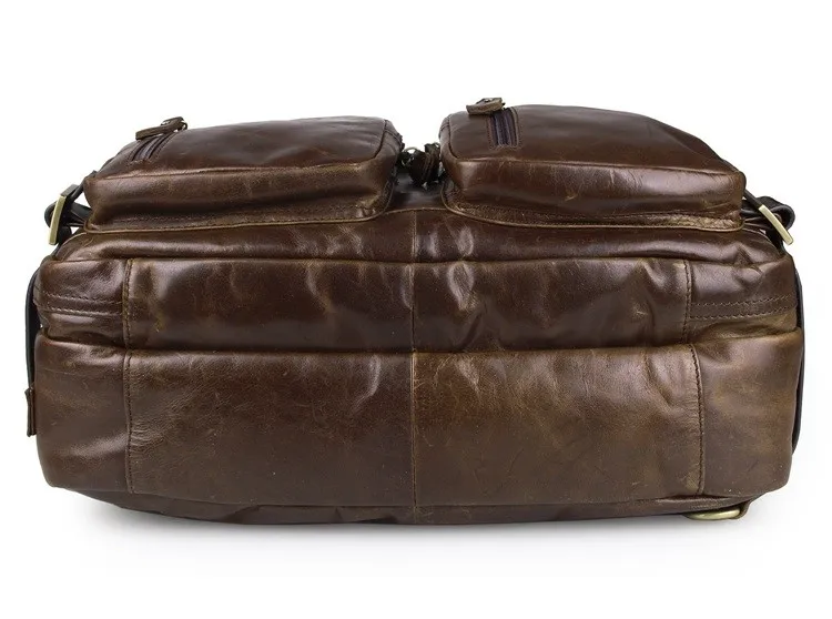 JMD пояса из натуральной кожи применяется стиль для мужчин's бизнес сумка для ноутбука Рюкзаки# 7026C
