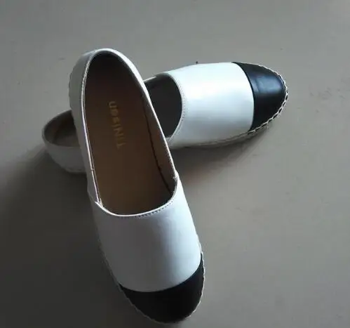 De Appartements Bout 42 Noir Luxe Espadrille Femmes Chaussures En Mouton Haute Rond bleu Cuir Véritable 34 Qualité Peu kaki Profonde Peau blanc XxXFqYBnpw