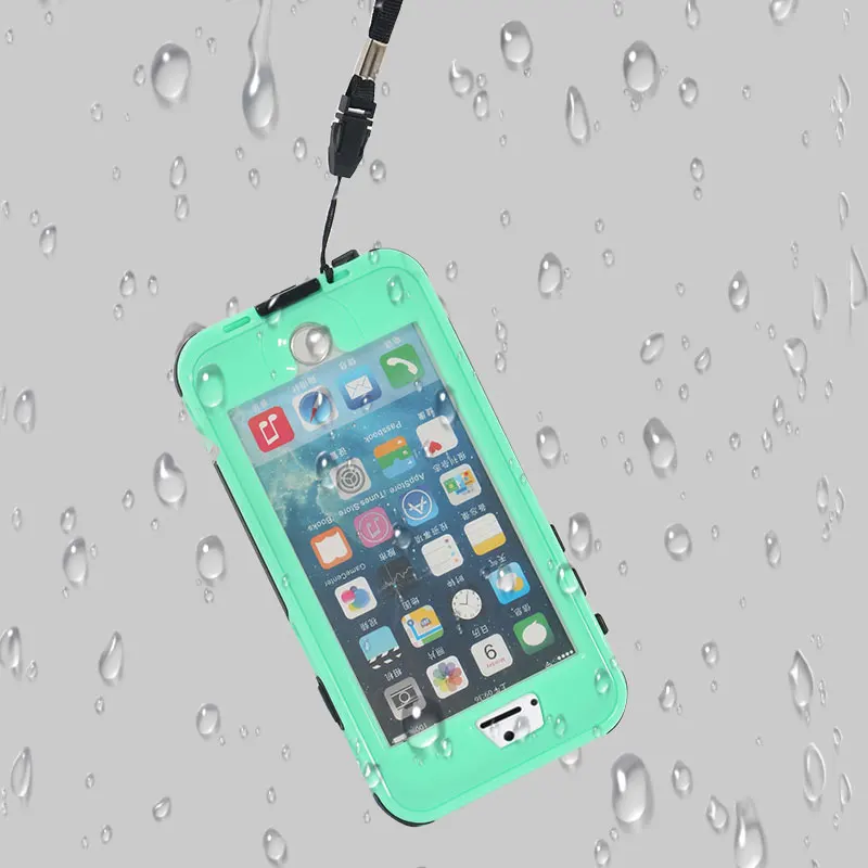 Water Resistant Case for iPhone 6s Plus Shockproof Cover w/ Clear