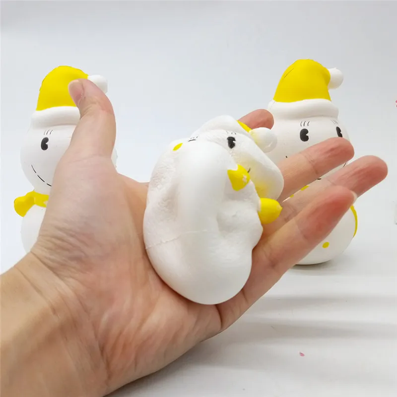 New Funny Christmas Squishy Slow Rising Toys Cute Cartoon Santa Claus Snowman Xmas Penguin Squishies Squeeze Stress Relief Toy (9)
