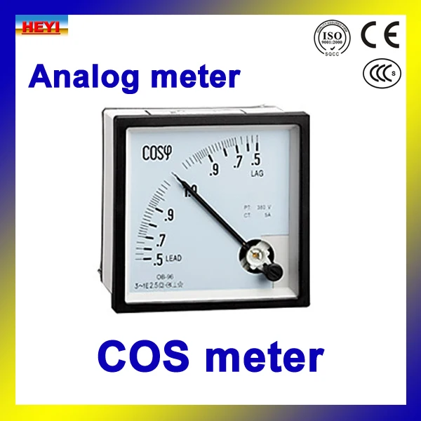 

analog output single phase COS meter
