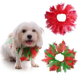 TINGHAO собака милый Рождественский Декоративный Воротник с Jingle Bells Рождественский костюм платье аксессуары для собак