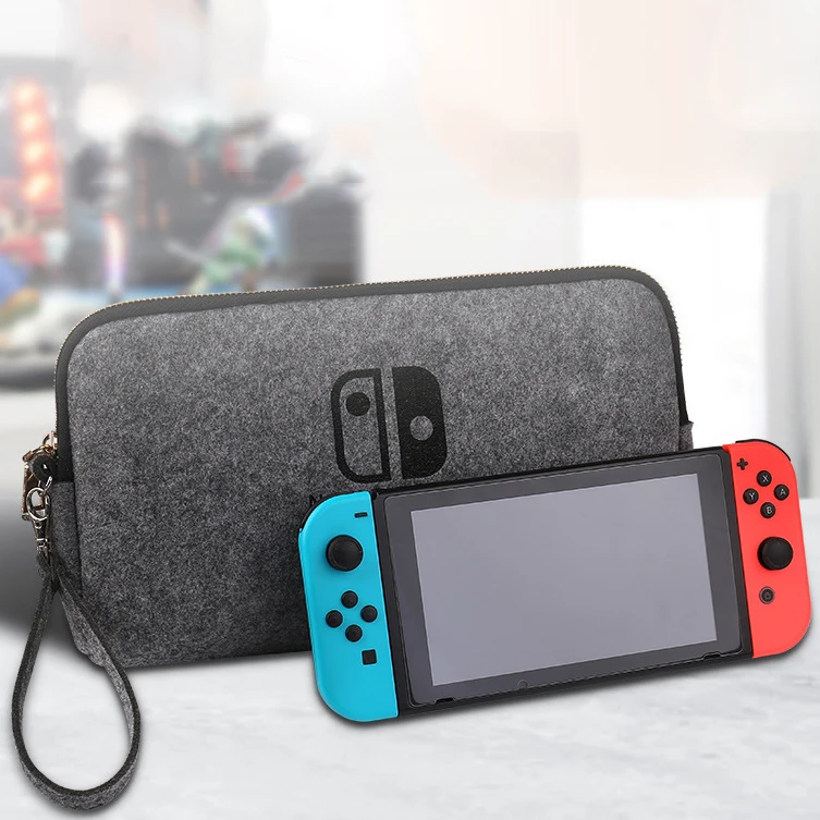 Сумка для хранения для консоли nintendo Switch Pika Чехол Прочный чехол для переноски для nintendo NS Switch игровая консоль войлочная сумка аксессуары