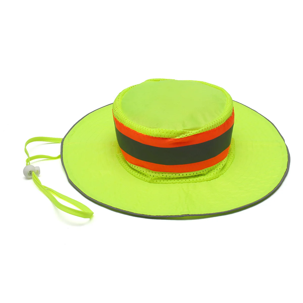 

Safurance Adjustable Outdoor Reflective Safety Hat Sun Protection Shade Hat w/Lanyard Workplace Safety