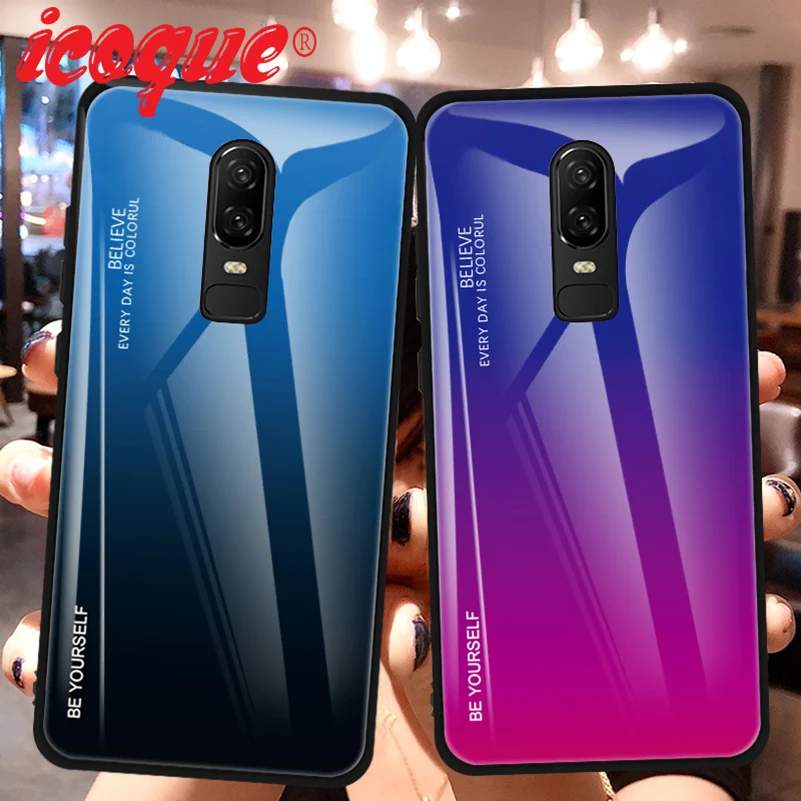 

Glass Case for Oneplus 7 Pro 6t 6 Cover One Plus 1+7 Oneplus7 7pro Oneplus6t Original Silicone Phone Case for Oneplus 7 Pro 6t 6