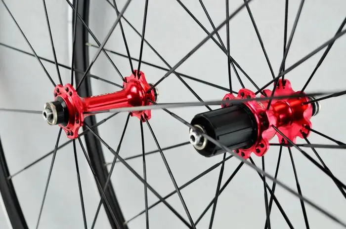 Discount 700C Alloy Wheels Cosmic Road Bicycle Bike Wheel V Brake Aluminium Wheelset Bicycle Wheels Rims Sealed Bearing flat spokes 12sp 1