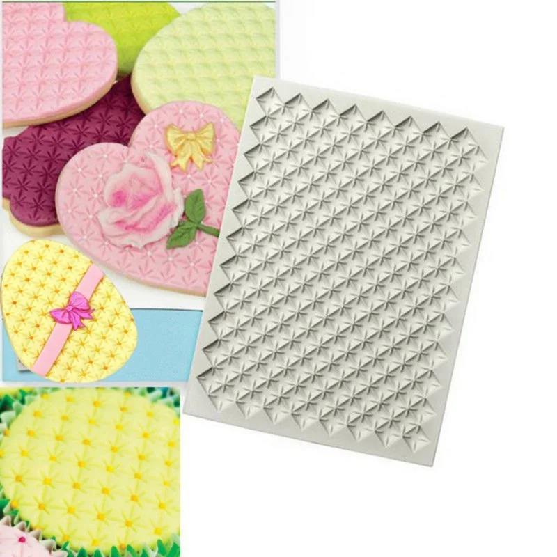 

European Plastic Embosser Mold ,Biscuits Cake Cookies Cutter Printed Lace Impression Fondant Sugar Cake Decorating Tools