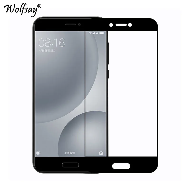 2 шт полное покрытие стекло Xiaomi Mi5C защита экрана закаленное изогнутое mi 5C