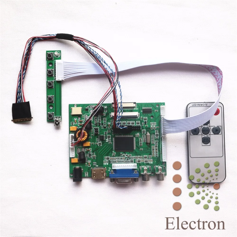 

HDMI+VGA+2AV+Audio Controller Driver Board for 10.1inch 1024x600 LCD Display Panel