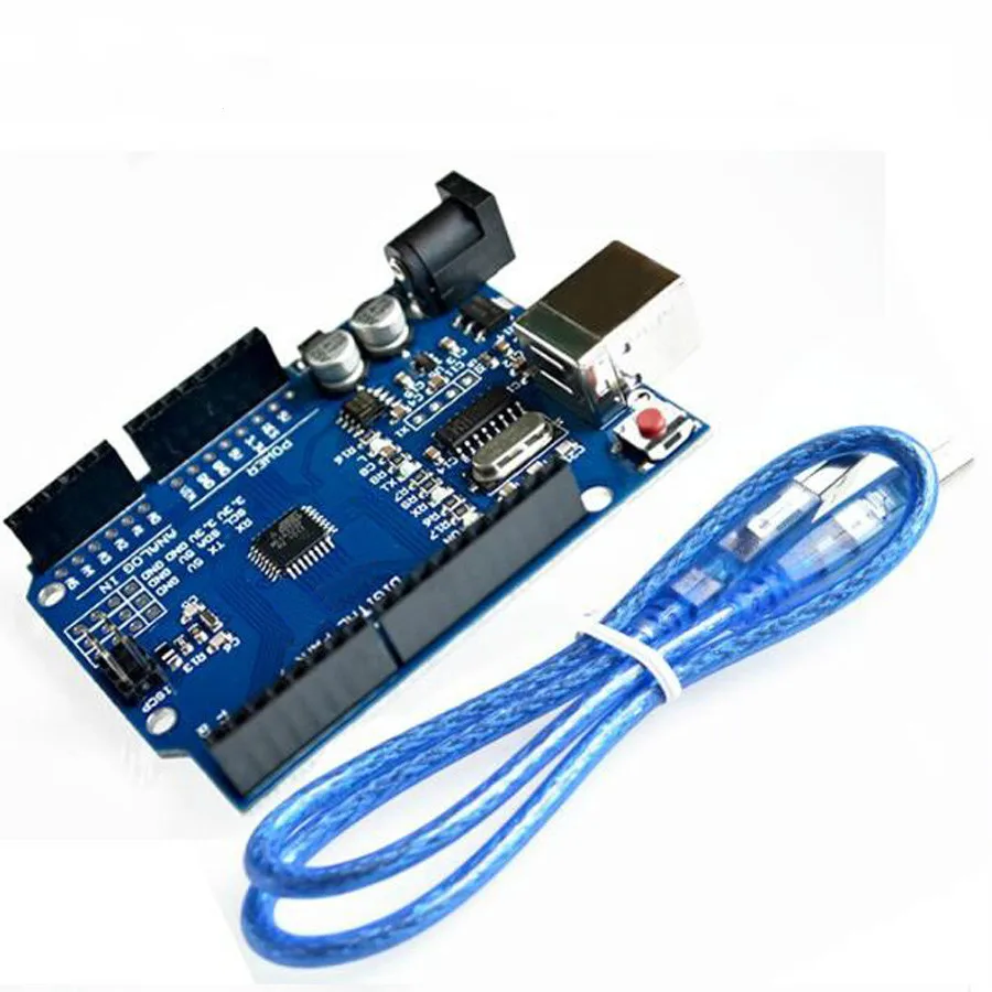 

1pcs high quality UNO R3 board MEGA328P CH340G for Arduino compatible board nano Compatible with USB CABLE