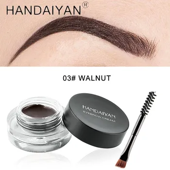 

HANDAIYAN 12 Color Super Waterproof Eyebrow Cream Long Lasting Eyebrows Enhancer Brow Cream Gel Women Colorful Eye Brow Cosmetic