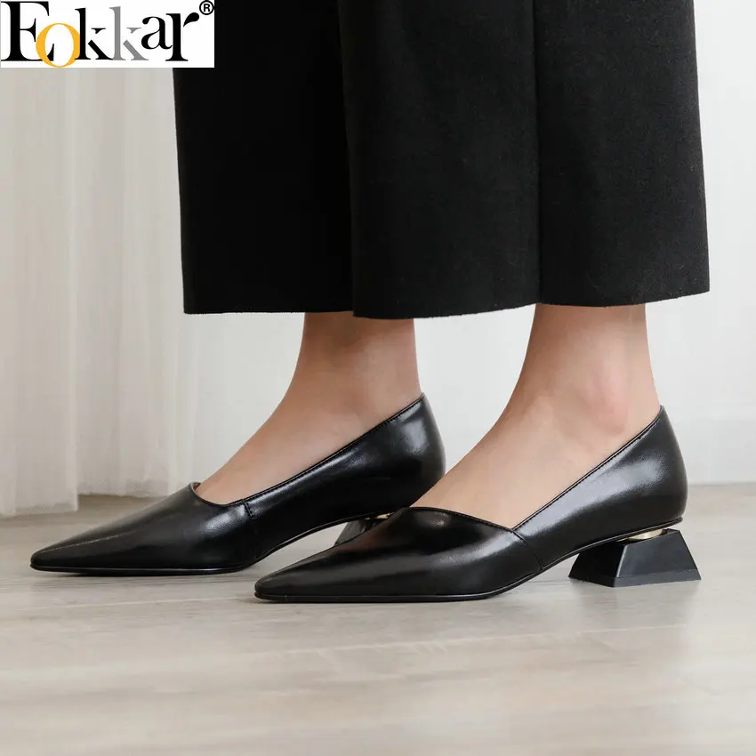 ladies black dress flats