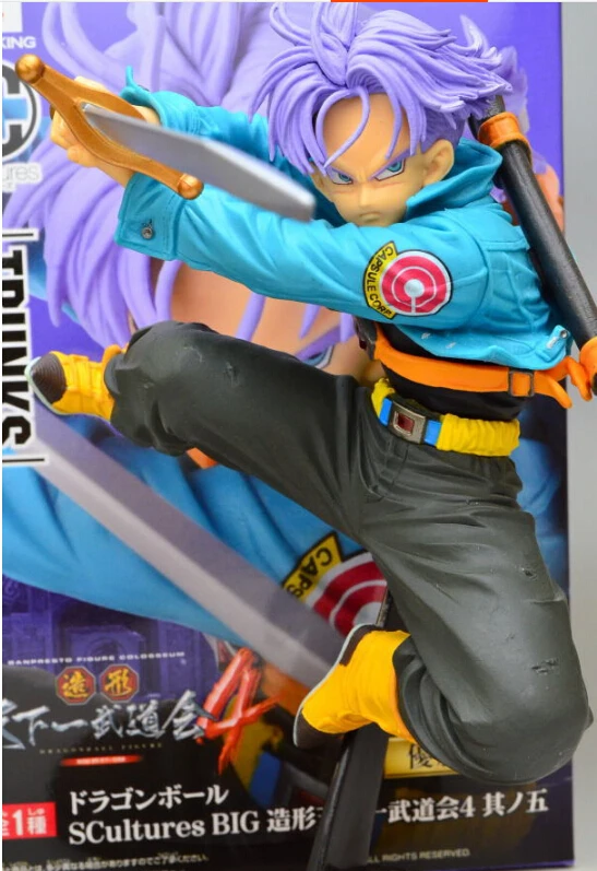 BANPRESTO MSP Dragon Ball Z Trunks Figure DXF Dragon Ball GT Trunks 12CM Dragon Ball Z Kai Collectible Model Toy Figuras DBZ