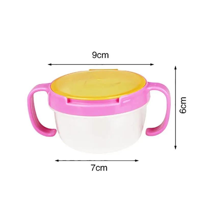 Детская подача двойная ручка Подарочная сумка чаша защита от проливов чаши аксессуары кухонные аксессуары