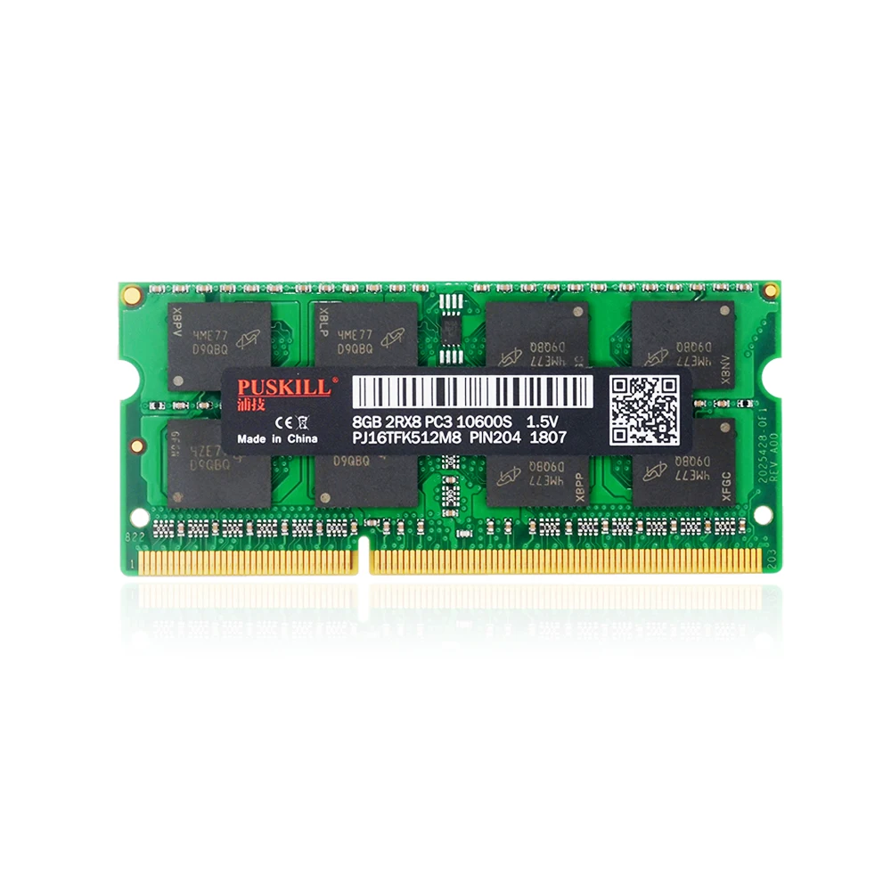 

Laptop Memory DDR3 8GB 1333MHz PC3 204Pin 1.5V no ECC RAM