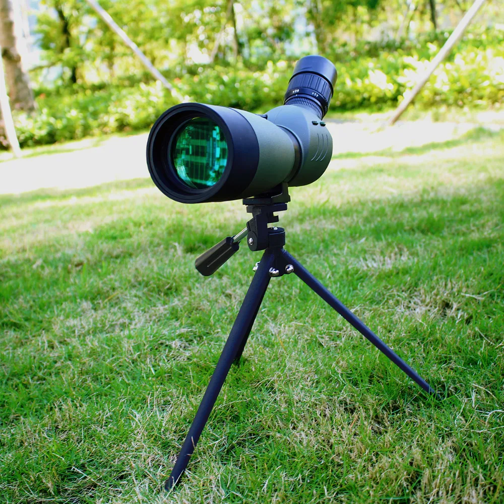 SVBONY Spotting Scope 20-60x60 Zoom Multi-Coated Waterproof 45 De Spotting Scope with Tripod Monocular Birdwatching Telescope outdoor 20 60x60 zoom monocular telescope spotting scope optical lens with tripod carrying bag for birdwatching hunting dp006