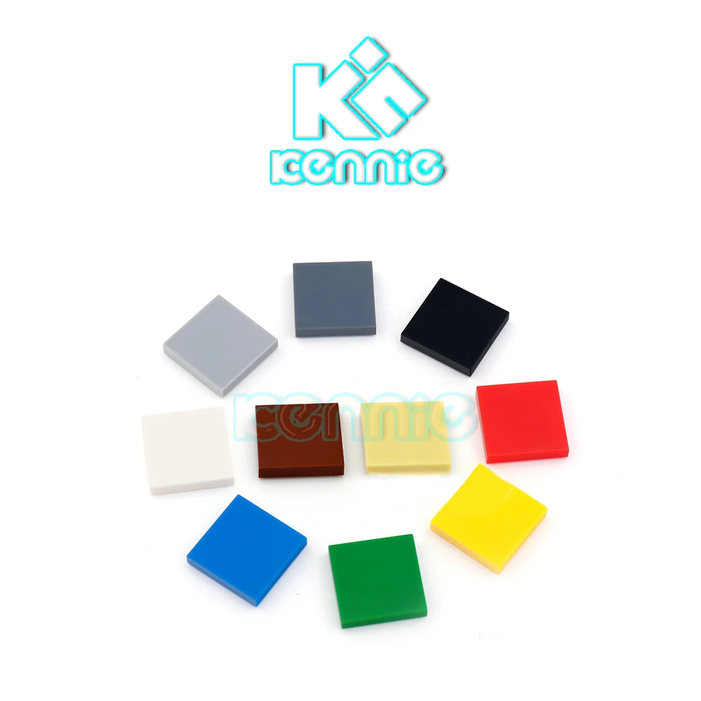 

1000pcs/lot MOC Bricks Colorful Smooth modular Tiles 2x2 fit with NO.3068 Educational Building Blocks Action Figure Kids gifts